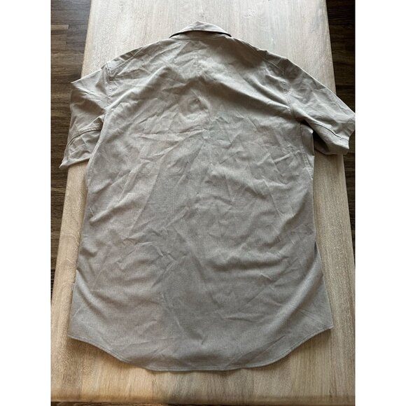 Lululemon Airing Easy Short-Sleeve Shirt Warm Ash Gray Mens Medium - Picture 7 of 7